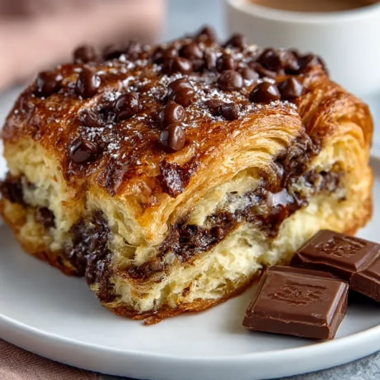 Irresistible Chocolate Croissant Breakfast Bake Recipe