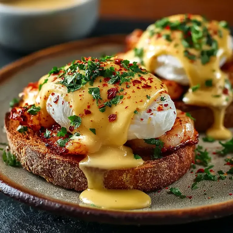 Eggs Benedict with Spicy Cajun Hollandaise Sauce: A Flavorful Twist on a Classic Brunch Favorite