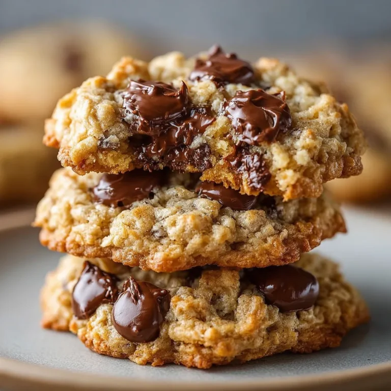 Easy Oatmeal Chocolate Chip Cookies Recipe