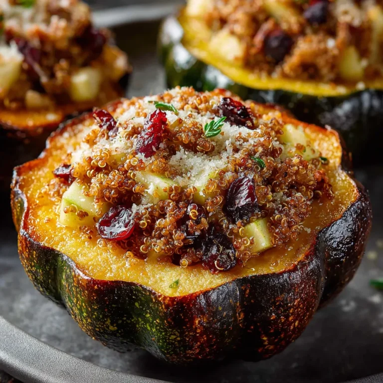 Apple Stuffed Acorn Squash: A Delicious Fall Delight