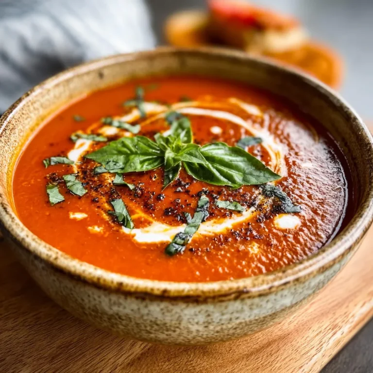Roasted Tomato Garlic Soup