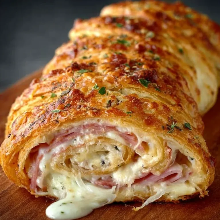 Chicken Cordon Bleu Stromboli Recipe