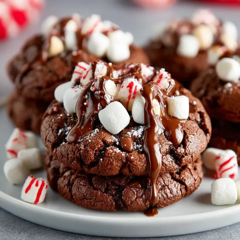 Decadent Hot Chocolate Brownie Cookies Recipe