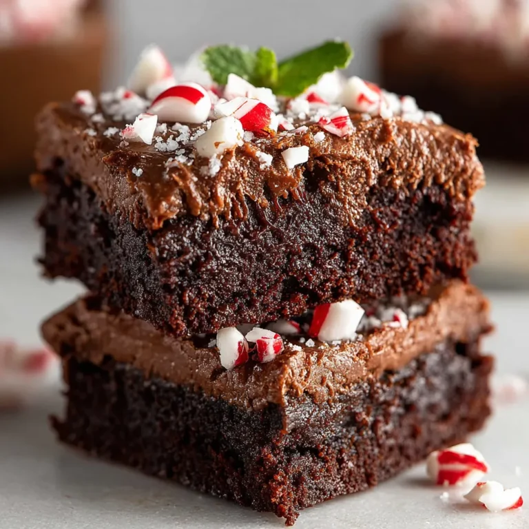 Peppermint Brownies Made in One Bowl | Quick, Chocolatey & Perfect for Christmas
