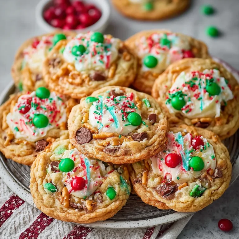 Festive Kitchen Sink Christmas Cookies | Sweet, Colorful & Easy Holiday Treat