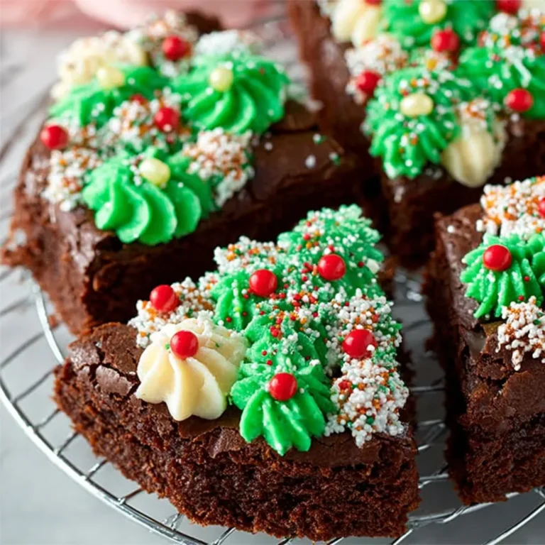 Easy Frosted Christmas Brownies: A Festive Delight for Your Holiday Table
