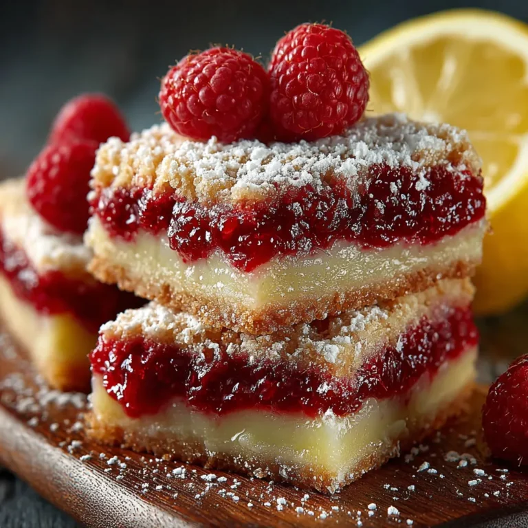 Lemon Raspberry Bars: A Refreshing Delight for Every Occasion