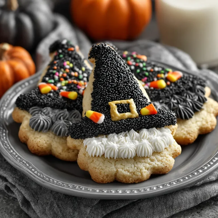 Sweet Witch Hat Halloween Cookies: A Spooktacular Treat for Your Festivities