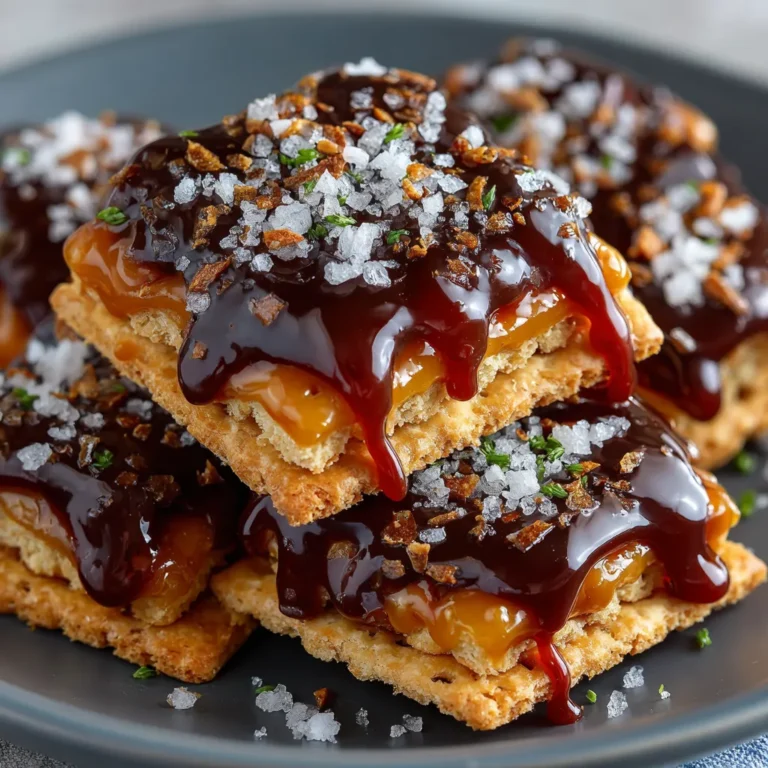Salted Caramel Cracker Bites: A Sweet Delight for Every Occasion