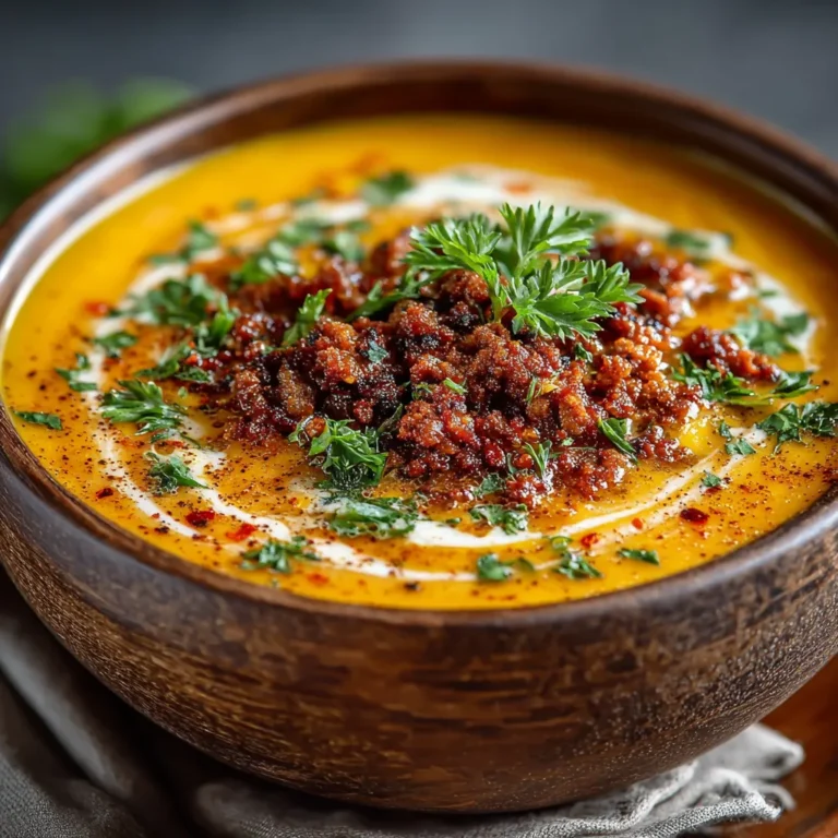 Spicy Chorizo Pumpkin Soup Recipe | Warm & Flavor-Packed Fall Dinner