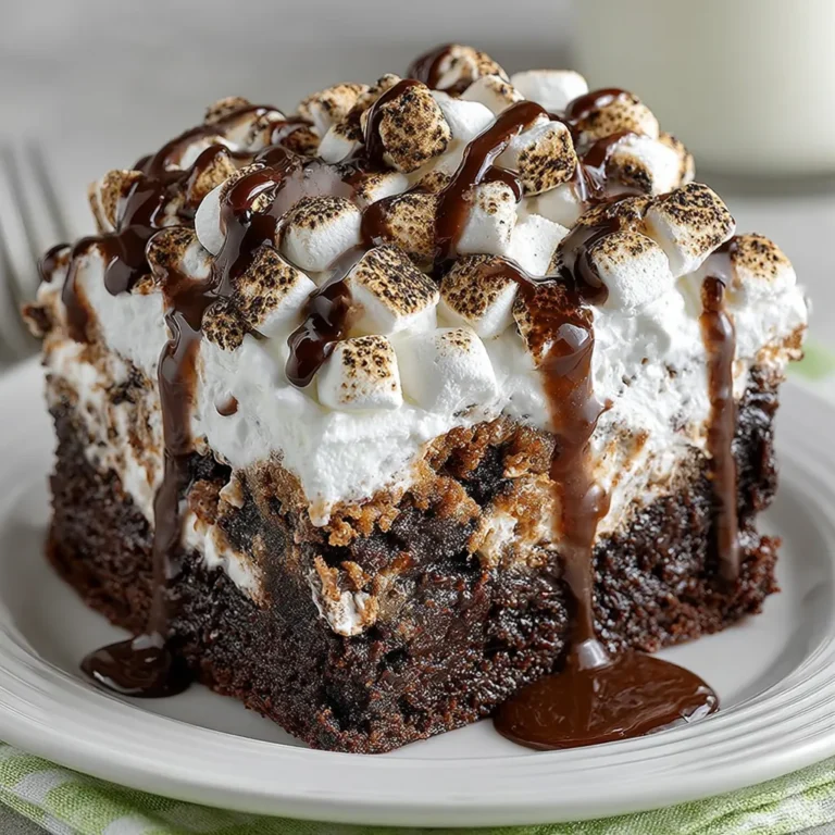 Irresistible Marshmallow Chocolate Poke Cake: Gooey, Chocolatey & Fun Dessert