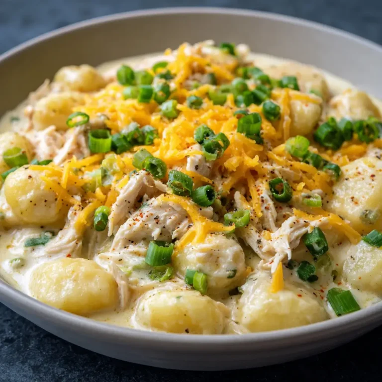 Classic Creamy Crack Chicken Gnocchi