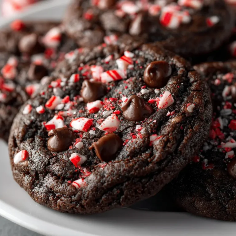 Double Chocolate Peppermint Cookies
