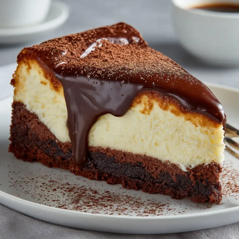 Fudgy Brownie Bottom Cheesecake: A Decadent Delight