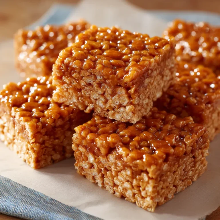 Gingerbread Rice Krispie Treats