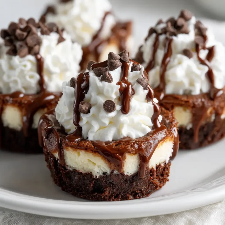 Loaded Brownie Cheesecake Cups