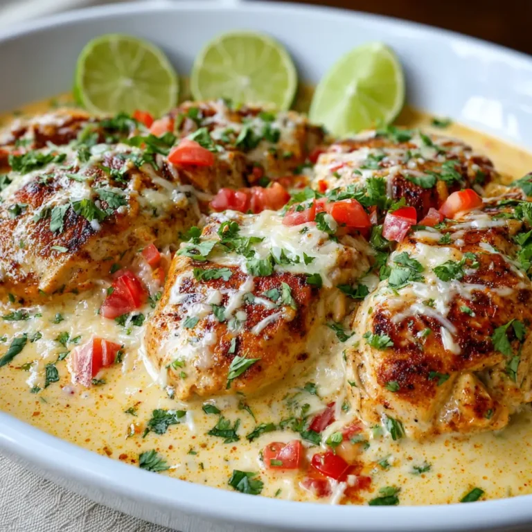 Mexican Chicken with Cheese Sauce