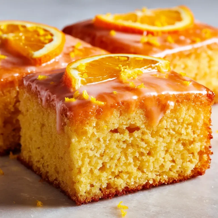 Moist Orange Sheet Cake