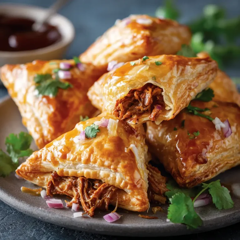 Pulled Pork Pastry Puffs