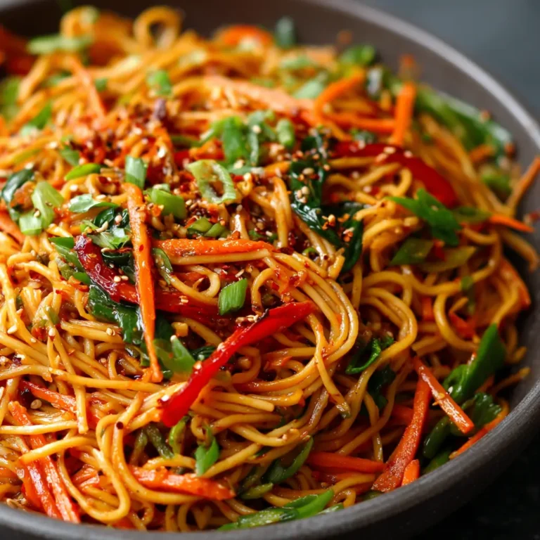 Spicy Szechuan Noodles with Garlic Chili Oil