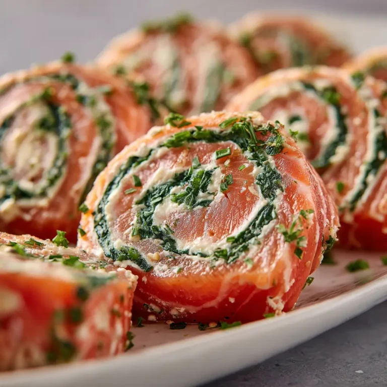 Stuffed Salmon Pinwheels