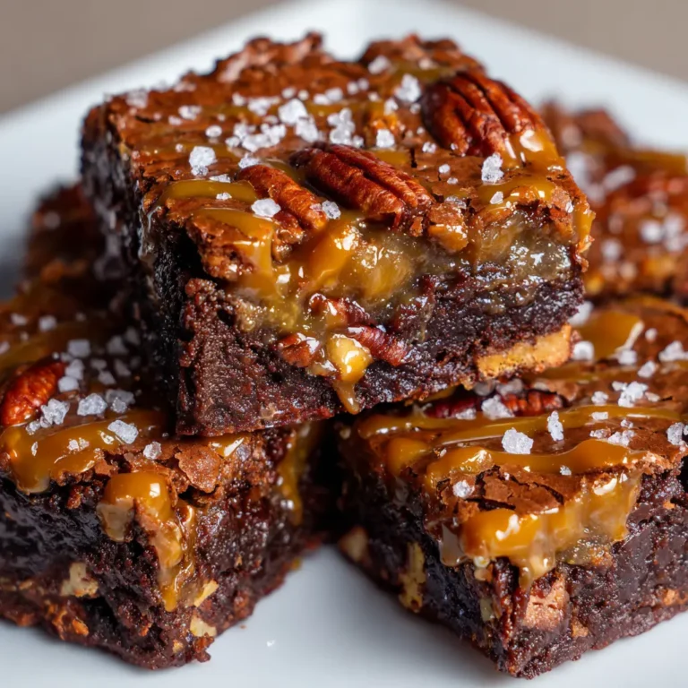 Turtle Brownies: A Decadent Delight