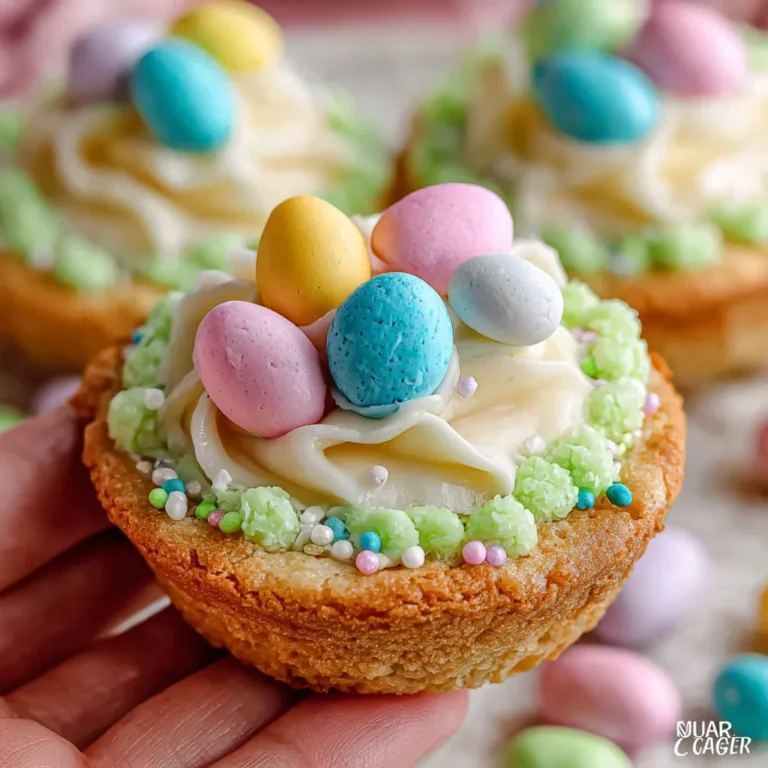 Easter Basket Sugar Cookie Cups: A Delightful Treat for Spring Celebrations