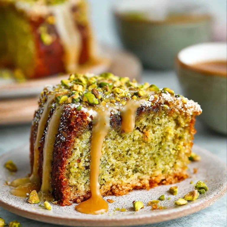 Dairy-Free Pistachio Coffee Cake | Light, Nutty & Delicious Vegan Treat