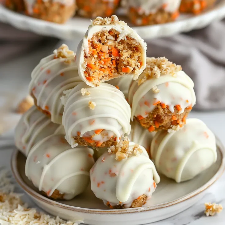 Easy Carrot Cake Truffles Recipe
