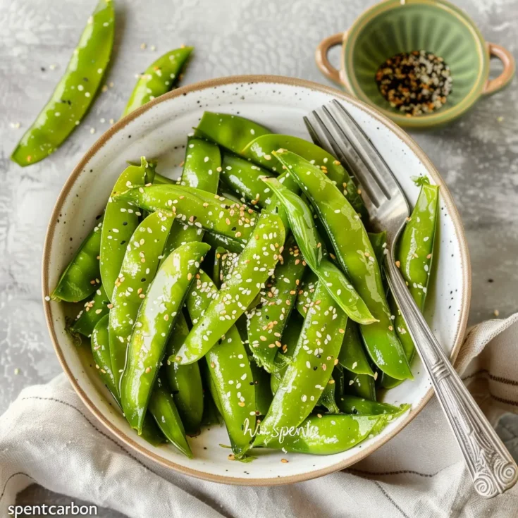 Ginger-Sesame Pea Toss: A Flavorful and Nutritious Delight