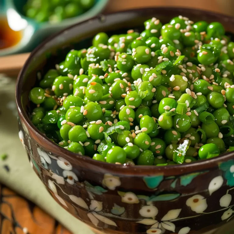 Ginger-Sesame Pea Toss: A Flavorful and Nutritious Delight