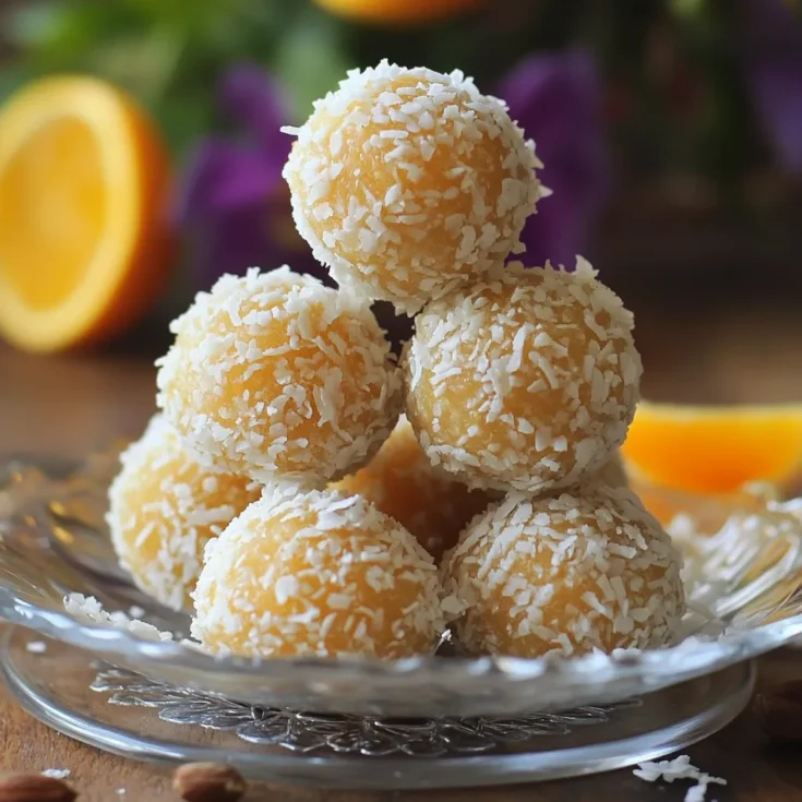 Orange Blossom Delight Balls: A Sweet Treat with a Twist