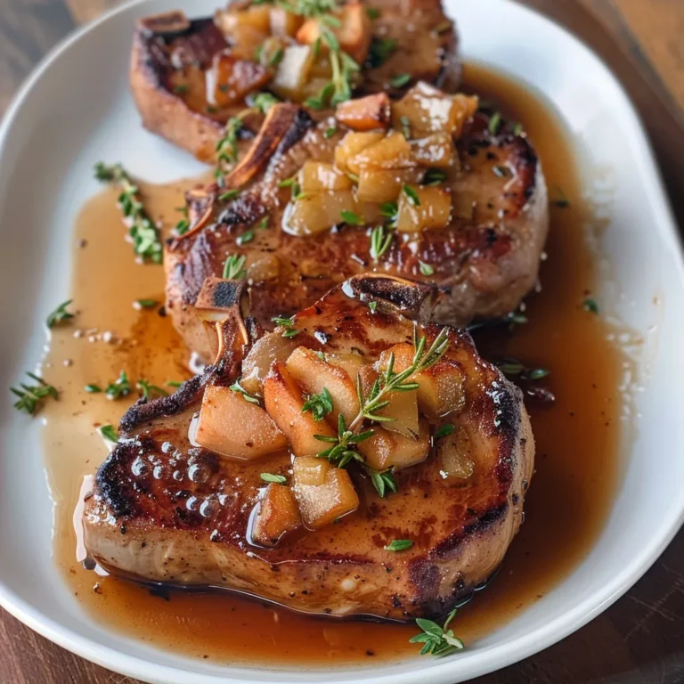 Apple Butter Pork Chops – Sweet & Savory Delight!