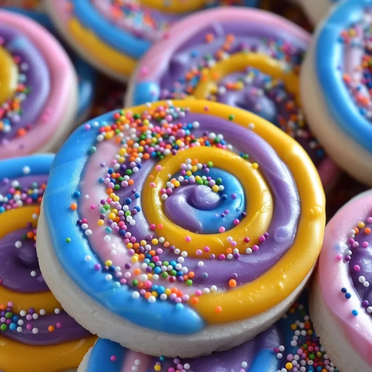 The Best Magical Spiral Cookies – A Whimsical Treat Bursting with Color