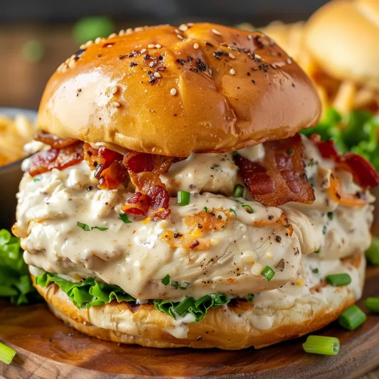 Creamy Crack Chicken Sandwiches