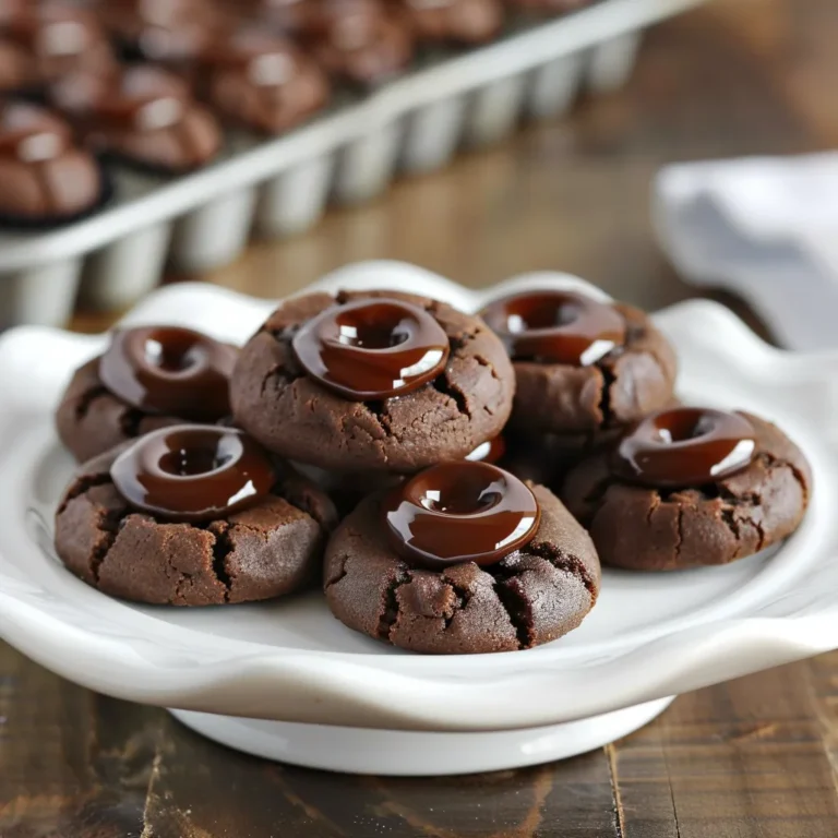 Chocolate Thumbprint Cookies: A Delightful Treat for Every Occasion