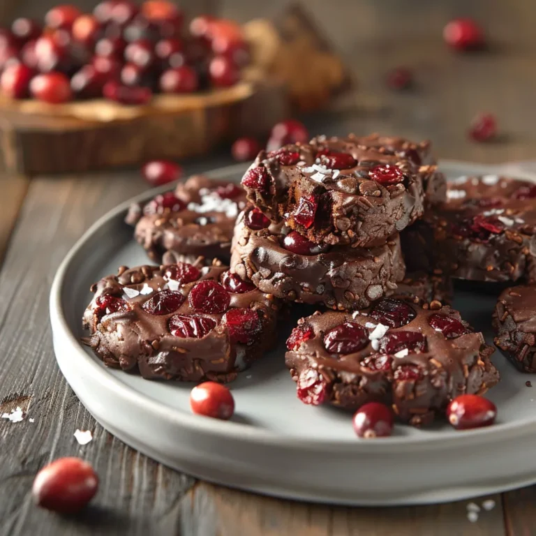 Festive Chocolate Cranberry Treats