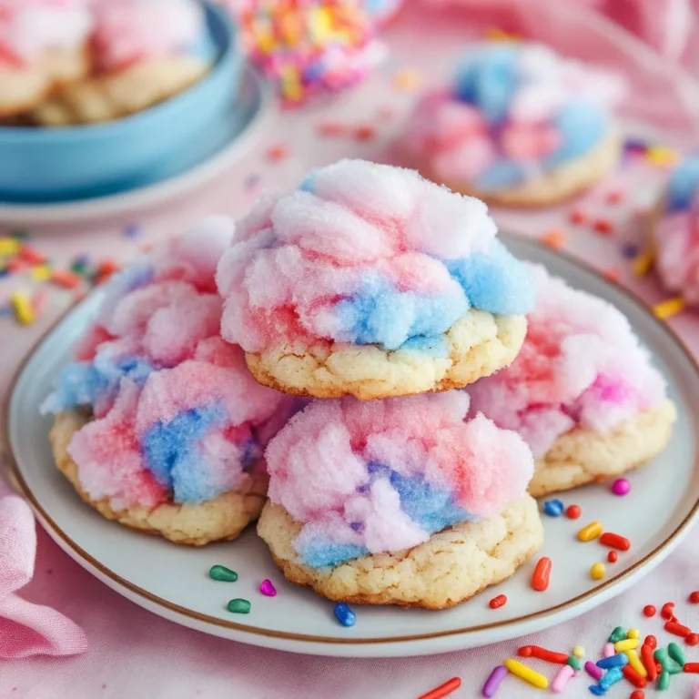 Soft Cotton Candy Cookies: A Sweet Treat for All Occasions