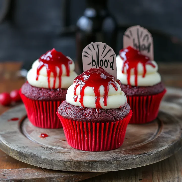 Vampire Bite Red Velvet Cupcakes: A Spooktacular Treat
