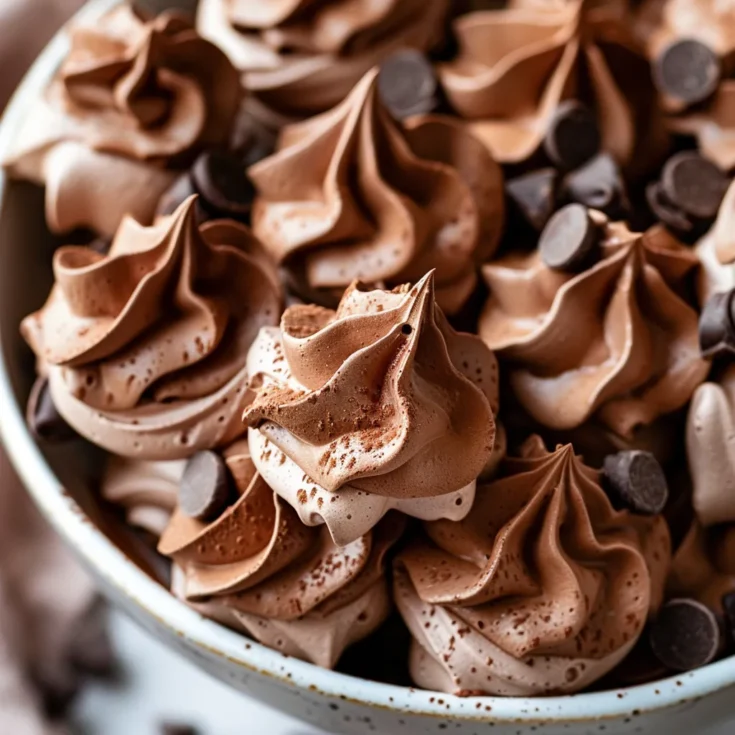 Easy Chocolate Meringue Cookies