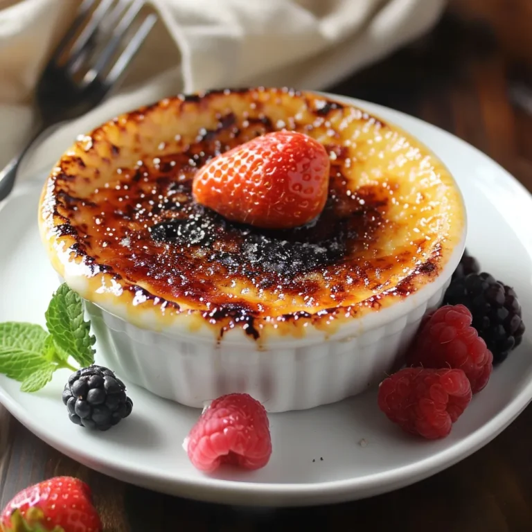 Low-Carb Crème Brûlée: A Decadent Dessert Without the Guilt