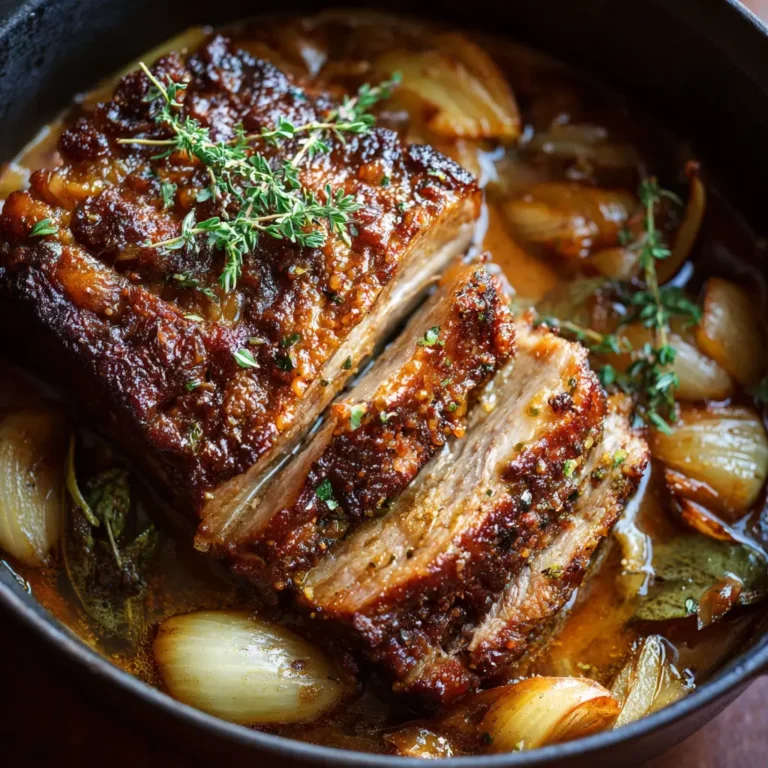 Apple Cider Braised Pork Shoulder: A Comforting Delight