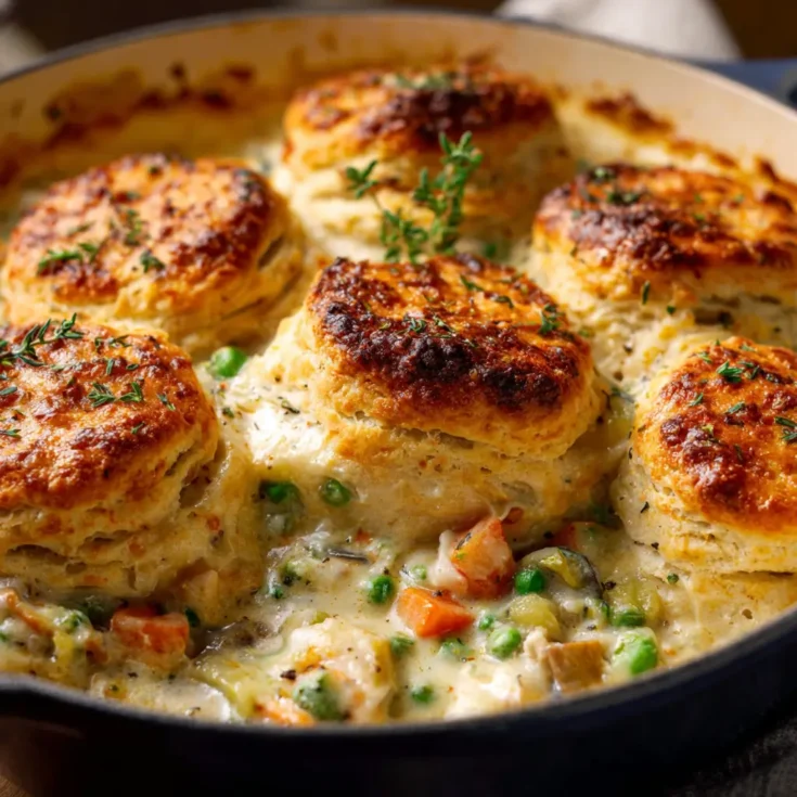 Biscuit Chicken Pot Pie