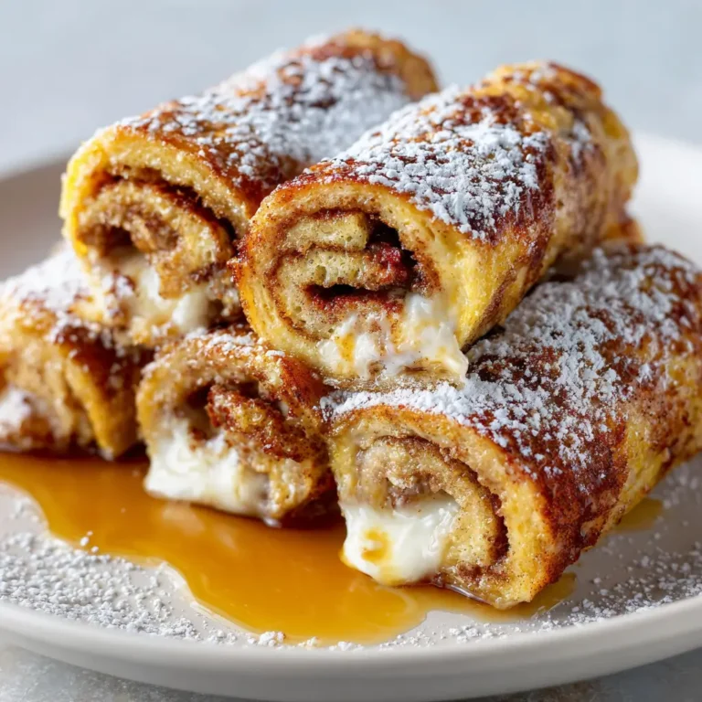 Cinnamon Roll French Toast Roll-Ups: A Sweet Breakfast Delight
