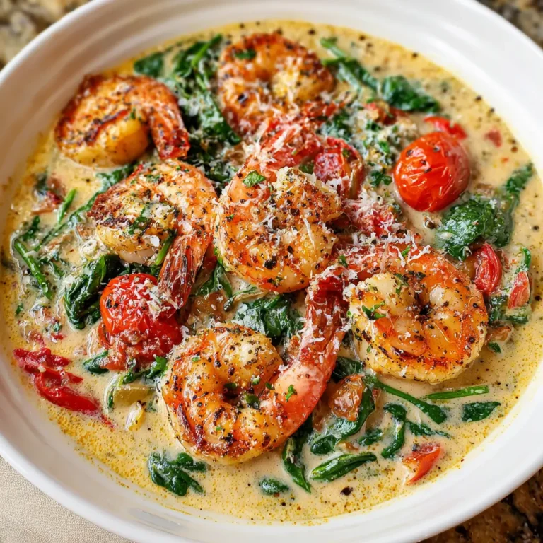 Creamy Tuscan Shrimp: A Luxurious and Flavorful Dish