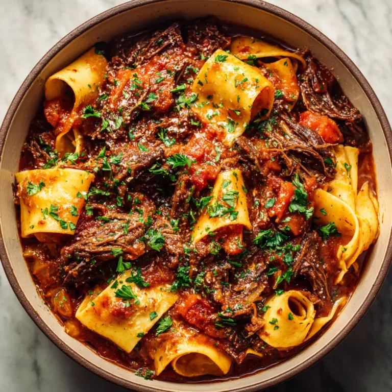 Dutch Oven Short Rib Ragu with Pappardelle: A Hearty Italian Classic