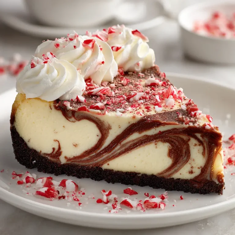 Indulge in the Festive Delight of Peppermint Bark Cheesecake