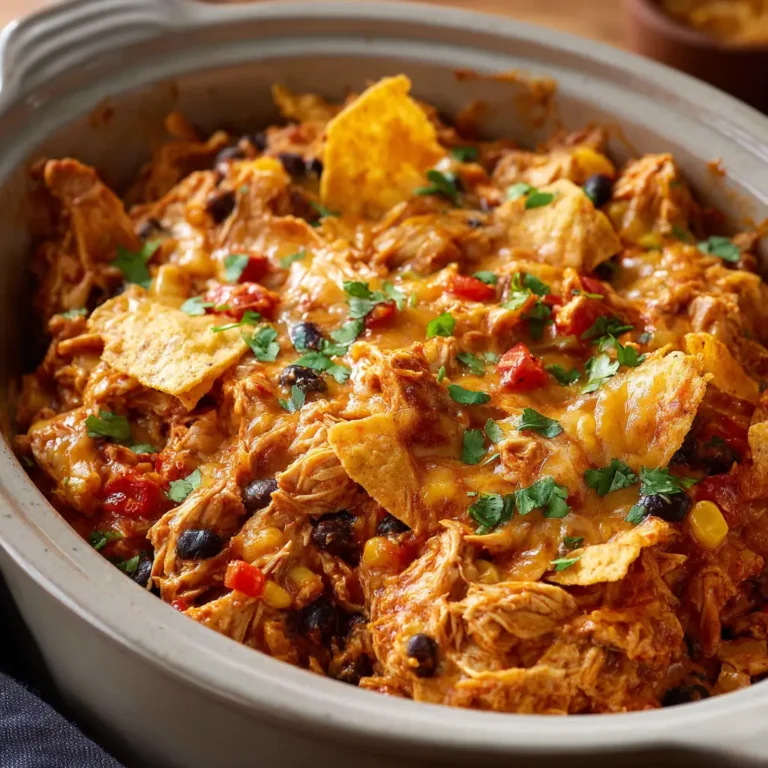 Hearty Crockpot Chicken Enchilada Casserole: A Flavorful Family Delight