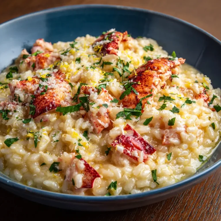 Lemon Butter Lobster Risotto: A Luxurious Delight