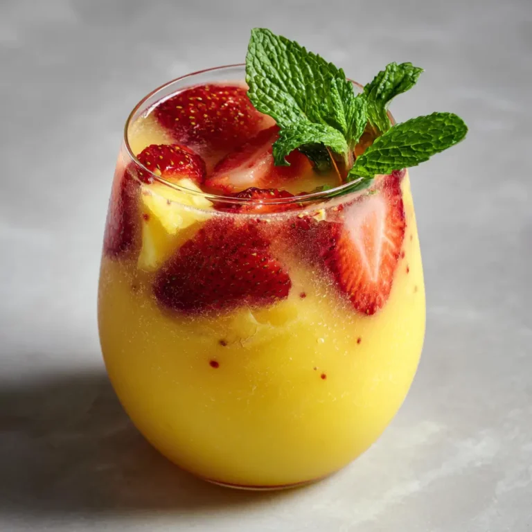 Pineapple Strawberry Agua Fresca Delight: A Refreshing Twist on a Classic Drink